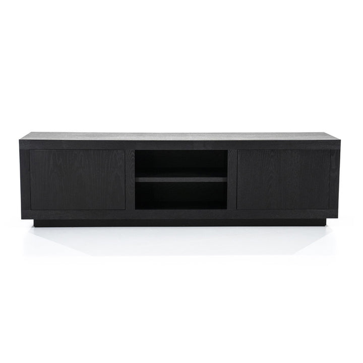 TV meubel Helsinki – eiken & eikenfineer zwart 160cm