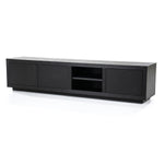 TV meubel Helsinki – eiken & eikenfineer zwart 200cm