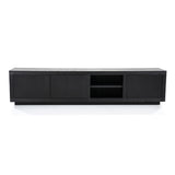 TV meubel Helsinki – eiken & eikenfineer zwart 200cm