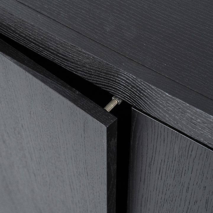 Dressoir Helsinki – eiken & eikenfineer zwart