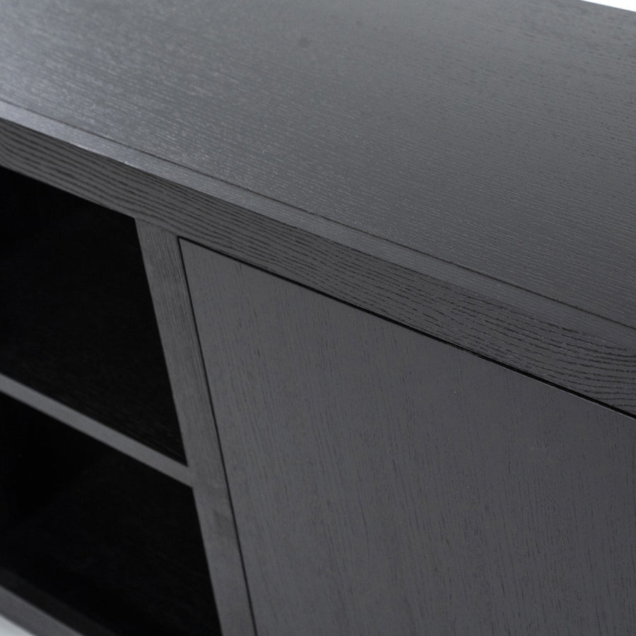 Dressoir Helsinki – eiken & eikenfineer zwart