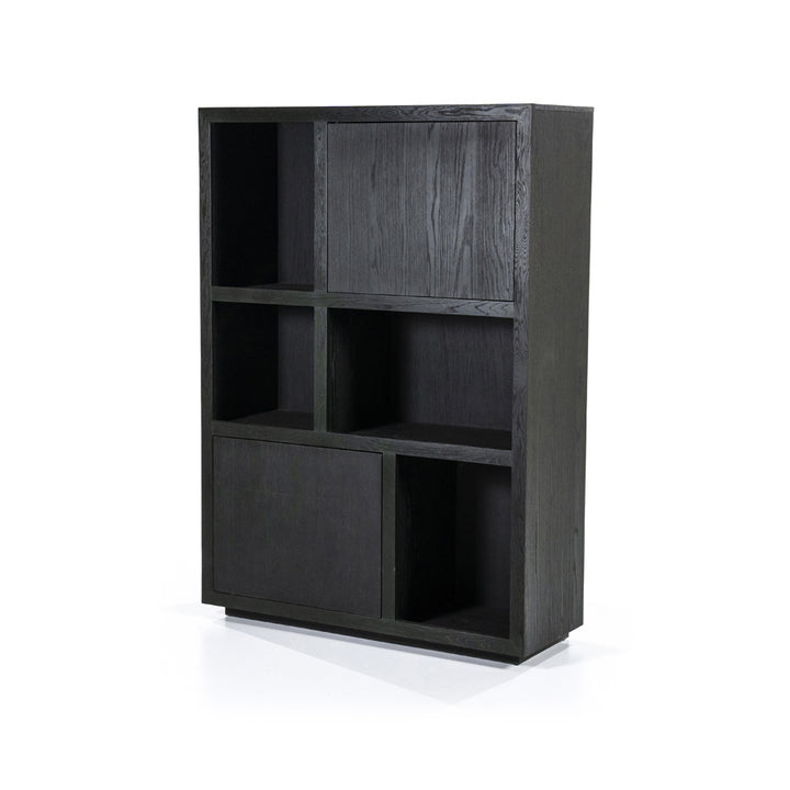 Kabinet Helsinki – eiken & eikenfineer zwart 120x170cm