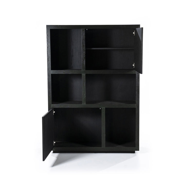 Kabinet Helsinki – eiken & eikenfineer zwart 120x170cm
