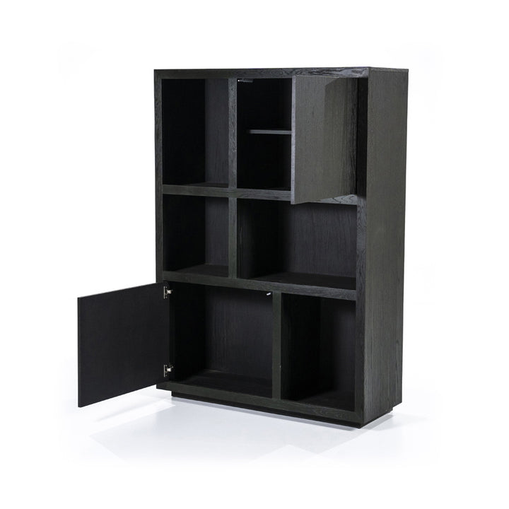 Kabinet Helsinki – eiken & eikenfineer zwart 120x170cm