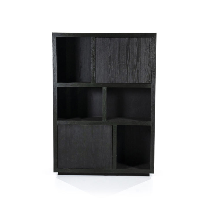 Kabinet Helsinki – eiken & eikenfineer zwart 120x170cm