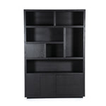 Kabinet Helsinki – eiken & eikenfineer zwart 150x220cm