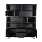 Kabinet Helsinki – eiken & eikenfineer zwart 200x220cm
