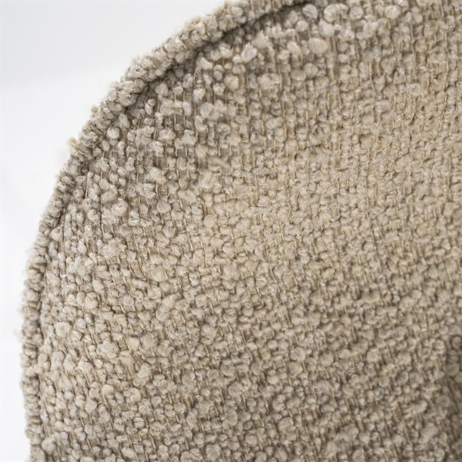 Stoel Tess – stof & metaal zand spark