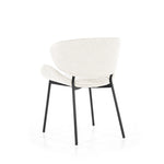 Stoel Tess – stof & metaal beige spark
