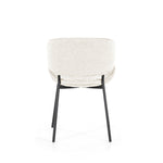 Stoel Tess – stof & metaal beige spark