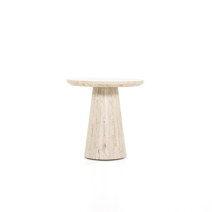 Bijzettafel Aime – travertin beige