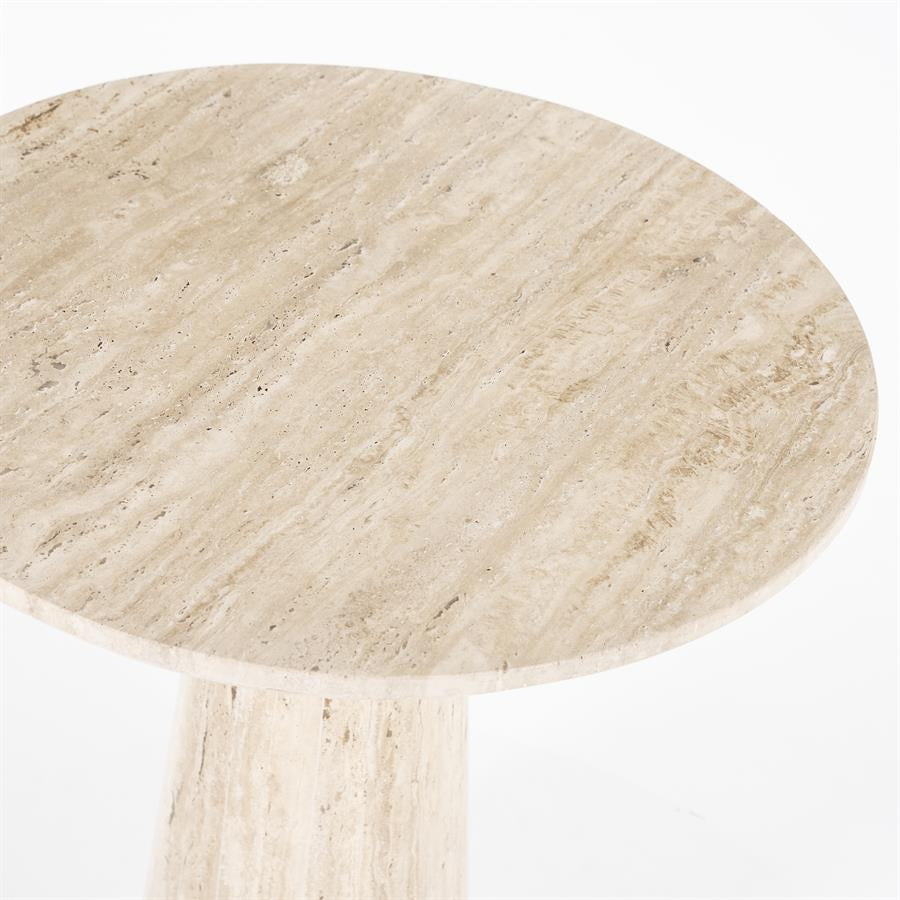 Tafel Aime – travertin beige 70x75cm