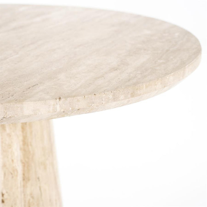 Tafel Aime – travertin beige 70x75cm