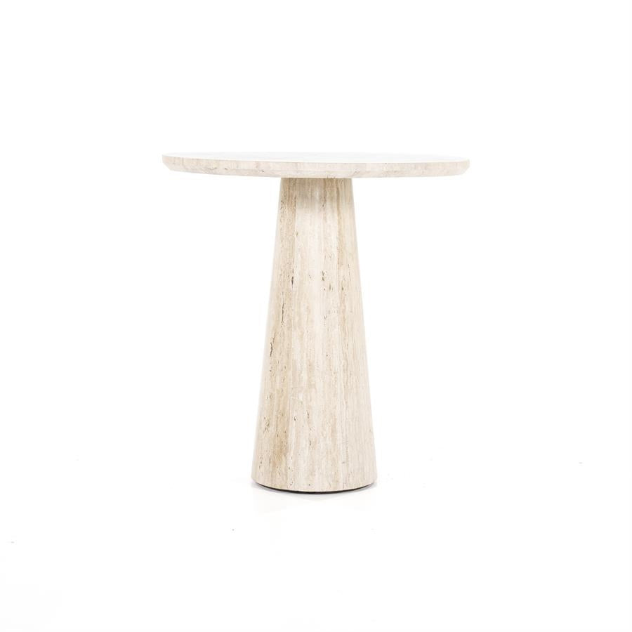 Tafel Aime – travertin beige 70x75cm