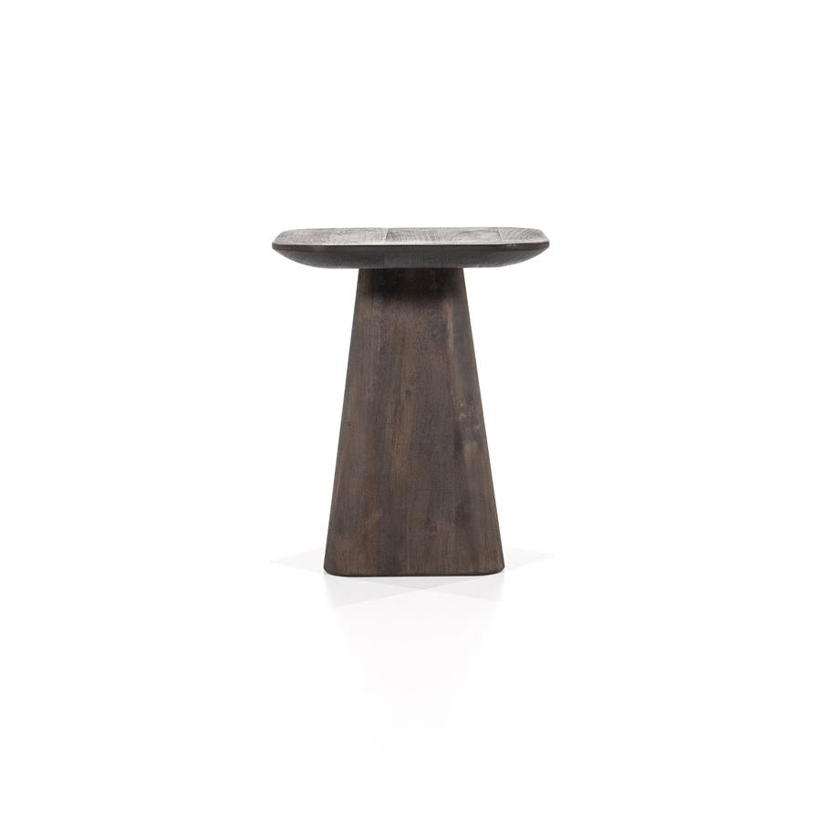 Bijzettafel Aron – mangohout bruin 40x40cm