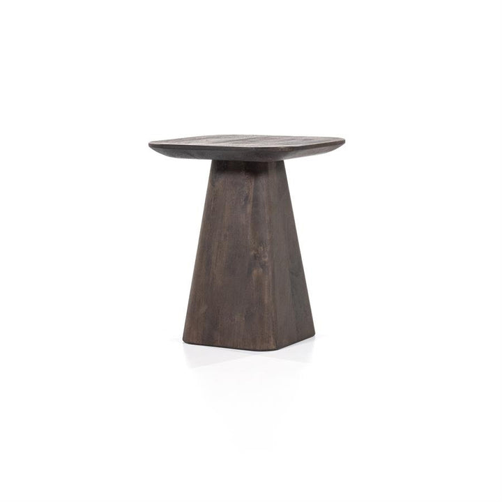 Bijzettafel Aron – mangohout bruin 40x40cm
