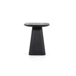 Bijzettafel Aron – mangohout zwart 40x40cm