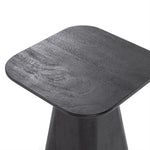 Bijzettafel Aron – mangohout zwart 40x40cm