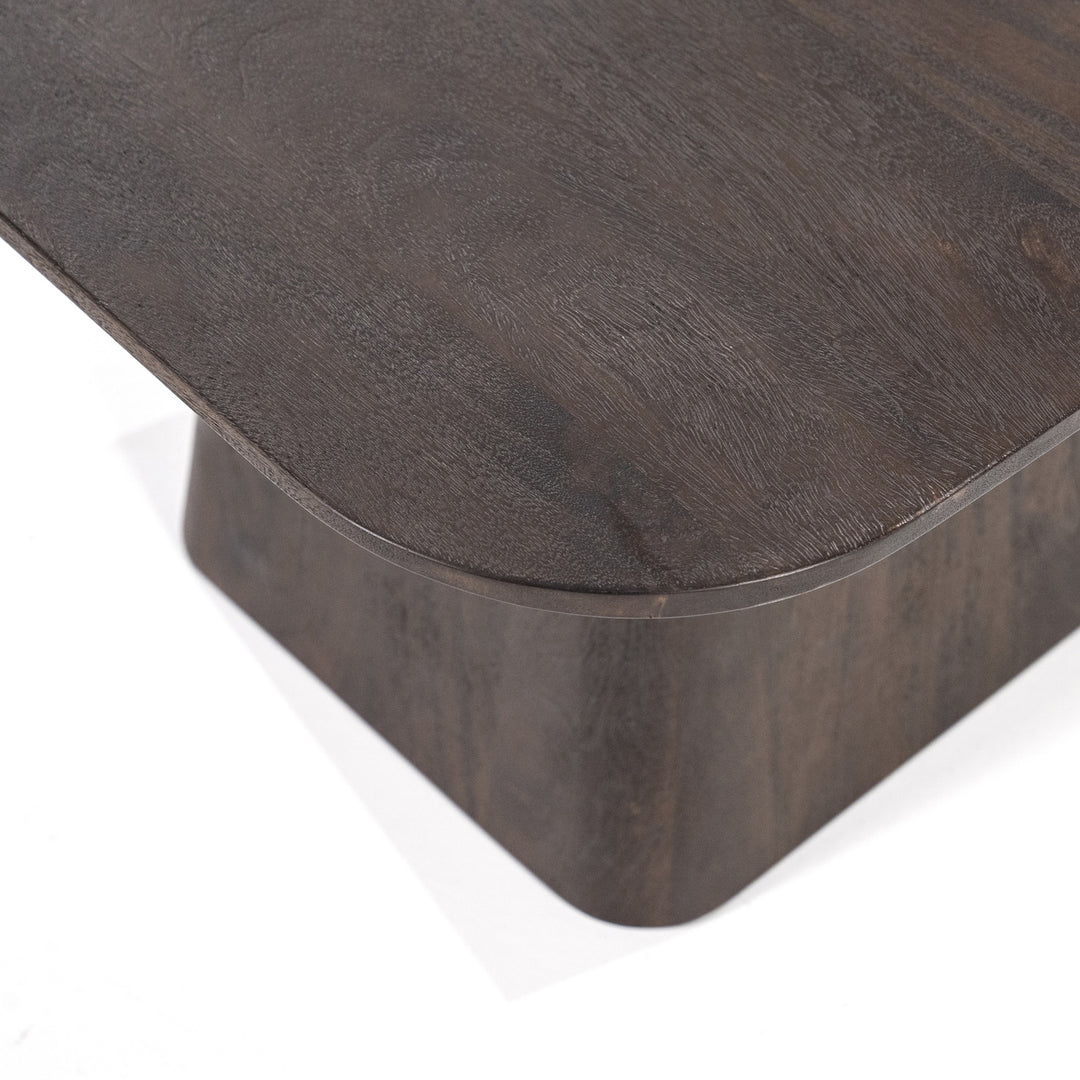 Bijzettafel Aron – mangohout bruin 60x60cm