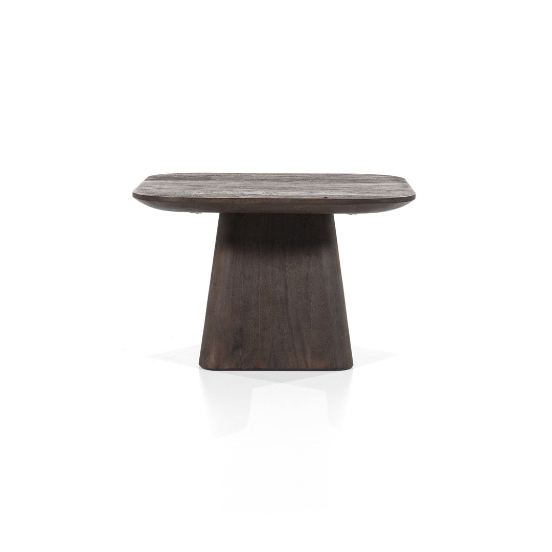 Bijzettafel Aron – mangohout bruin 60x60cm