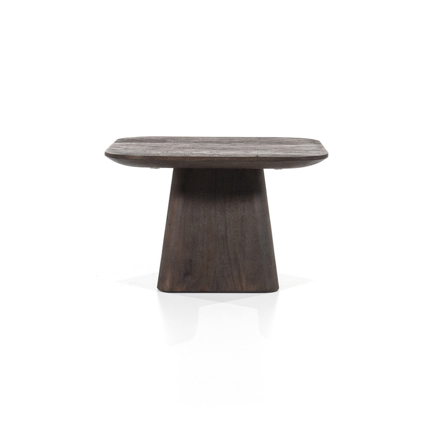 Bijzettafel Aron – mangohout bruin 60x60cm