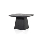 Bijzettafel Aron – mangohout zwart 60x60cm
