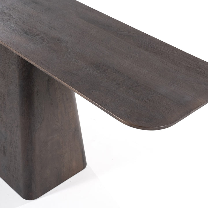 Sidetable Aron – mangohout bruin 180x40cm