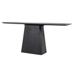 Sidetable Aron – mangohout zwart 180x40cm