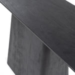 Sidetable Aron – mangohout zwart 180x40cm
