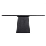 Sidetable Aron – mangohout zwart 180x40cm