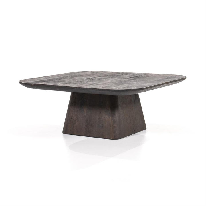 Salontafel Aron vierkant – mangohout bruin 80x80cm