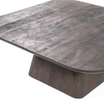 Salontafel Aron vierkant – mangohout bruin 80x80cm