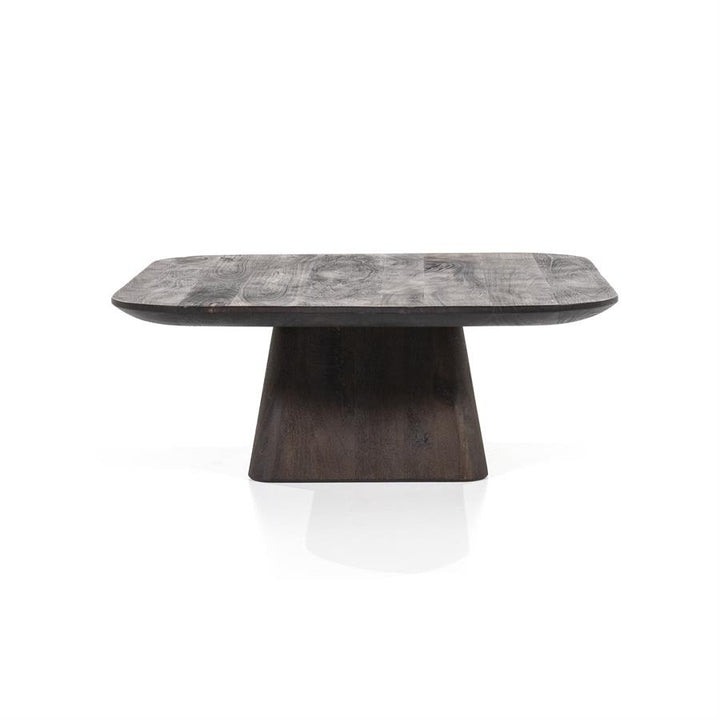 Salontafel Aron vierkant – mangohout bruin 80x80cm
