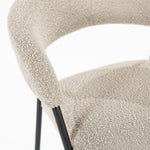 Barstoel Luka – polyester & metaal taupe copenhagen