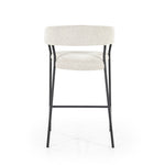 Barstoel Luka – polyester & metaal beige copenhagen