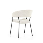 Stoel Luka – polyester & metaal beige copenhagen