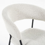 Stoel Luka – polyester & metaal beige copenhagen