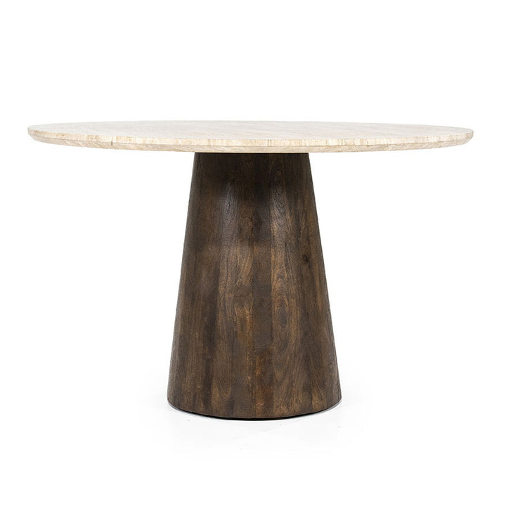 Eettafel Aikin – travertin beige