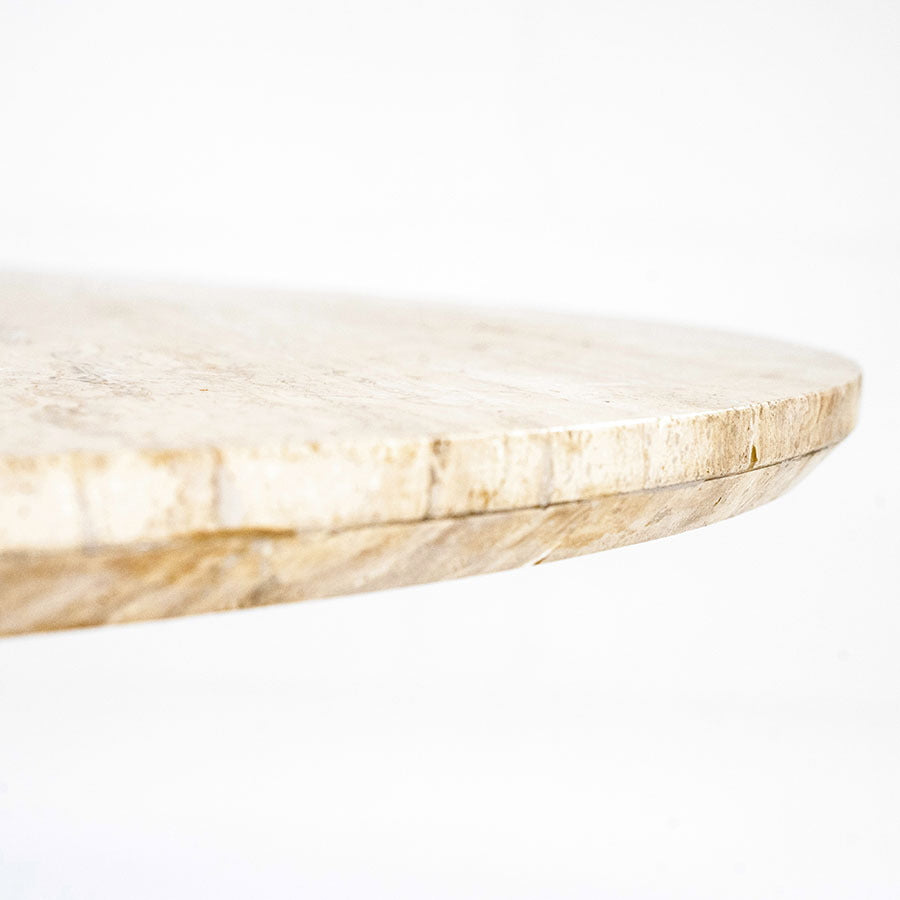Eettafel Aikin – travertin beige