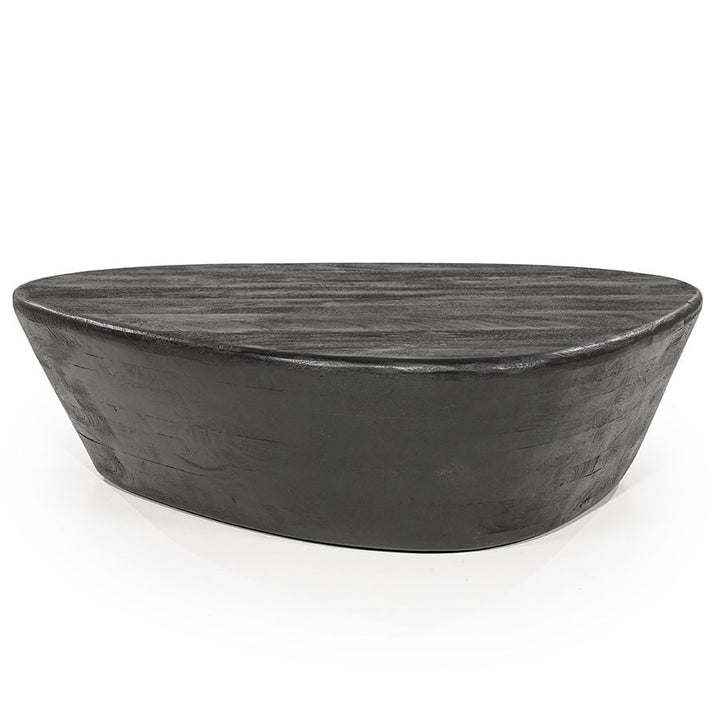Salontafel Mila – mangohout zwart 107x78x30cm