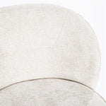 Stoel Riley – stof & metaal beige aurora