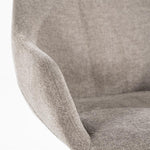 Stoel Mamé – stof & metaal bruin houston