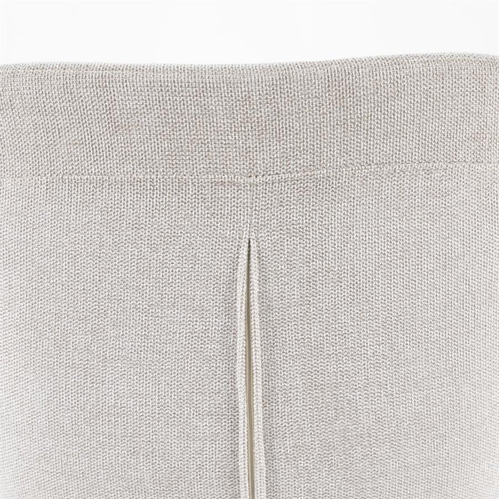 Stoel Mamé – stof & metaal beige houston