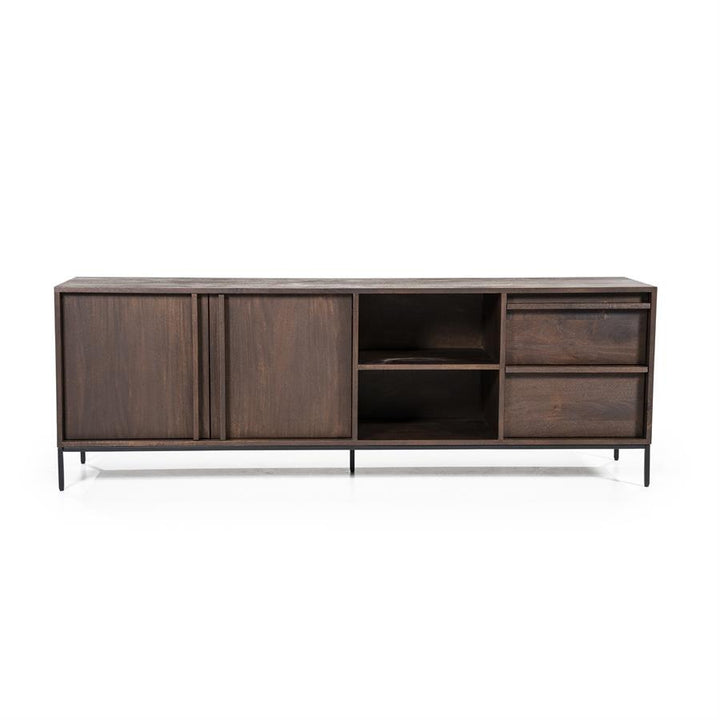 Eleonora Jimmy – TV Meubel 2 Deuren 2 Laden Bruin
