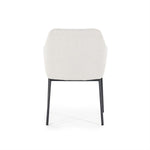 Stoel Paul – polyester & metaal beige linea