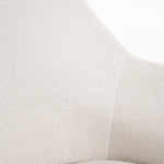 Stoel Paul – polyester & metaal beige linea
