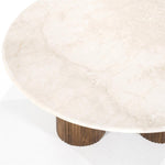Salontafel Xavi – marmer & mangohout wit