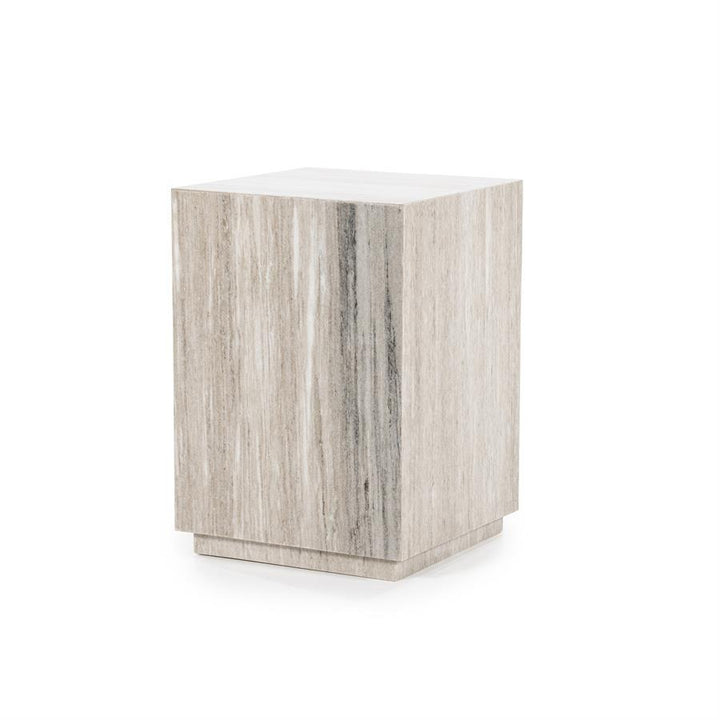 Bijzettafel Vince – Marmer & MDF zand