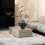 Salontafel Vince – marmer & MDF zand