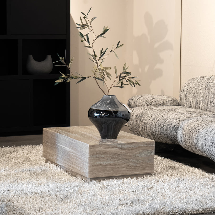 Salontafel Vince – marmer & MDF zand